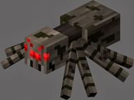 Regular spider appearance in Minecraft (Image via strangegaming.blogspot.com)